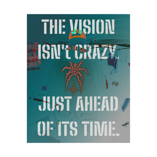 Visionary Satin Poster - Teal